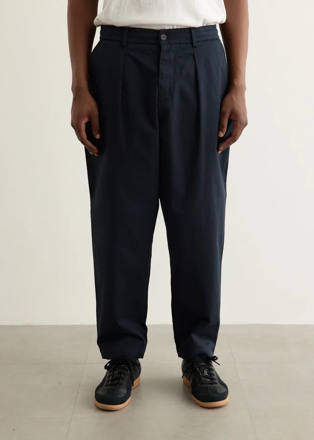Universal Works Pleated Track Pants in Blue from Incu, photo 1 of 1