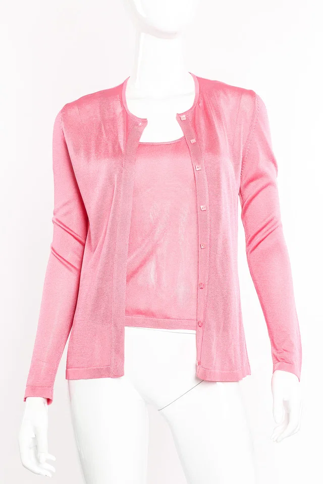 Chanel Knit Top & Cardigan Set from Recess LA