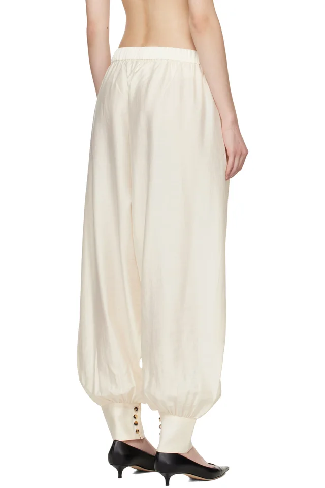 Cordera Off-White Sarouel Trousers, photo 3 of 4 from SSENSE