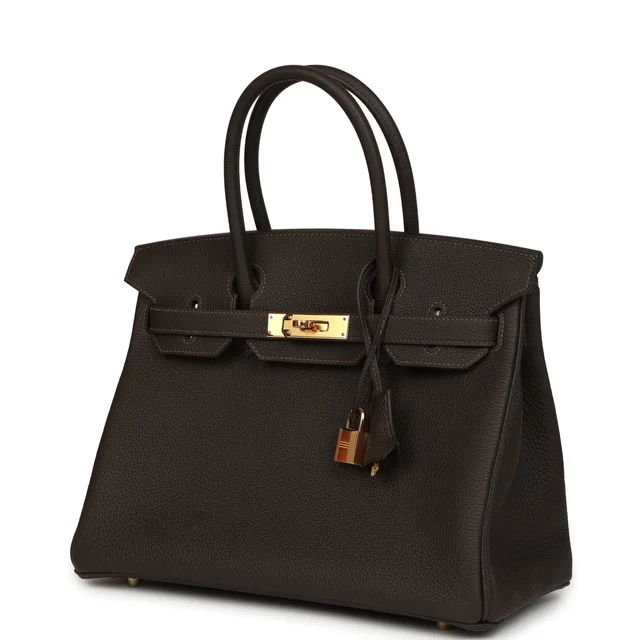 Hermès Birkin 30 Bai Brun Togo Gold Hardware in Togo leather from Madison Avenue Couture, photo 2 of 2