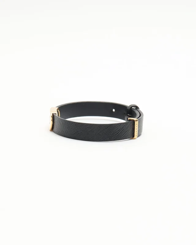 Bvlgari Parentesi Bracelet in 18 Yellow Gold and Leather in Yellow Leather from A Retro Tale, photo 2 of 6