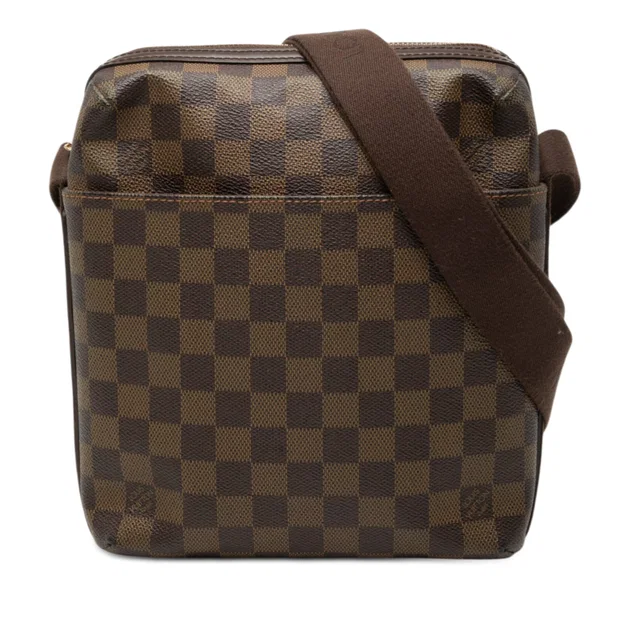 Brown Louis Vuitton Damier Ebene Beaubourg Trotteur Crossbody Bag in Brown Canvas from Designer Revival
