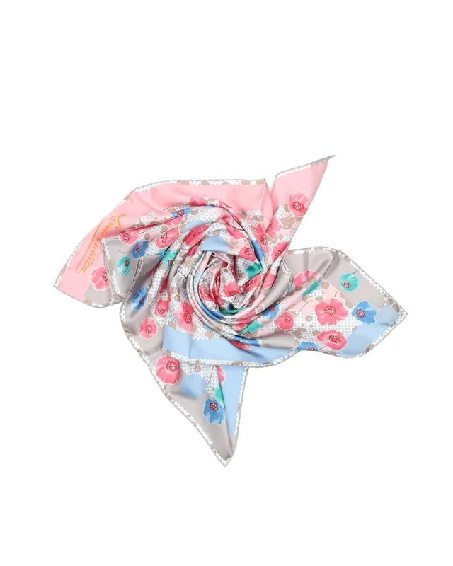 Louis Vuitton 90 Retro Flower Bandeau Silk Scarf in Silk from A Retro Tale