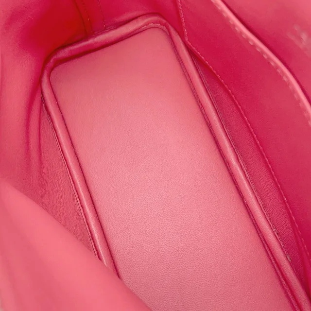 Hermès Bolide 1923 Rose Azalee Chevre Myzore Goatskin Size Mini in Pink Goatskin from GALLERY RARE, photo 11 of 18