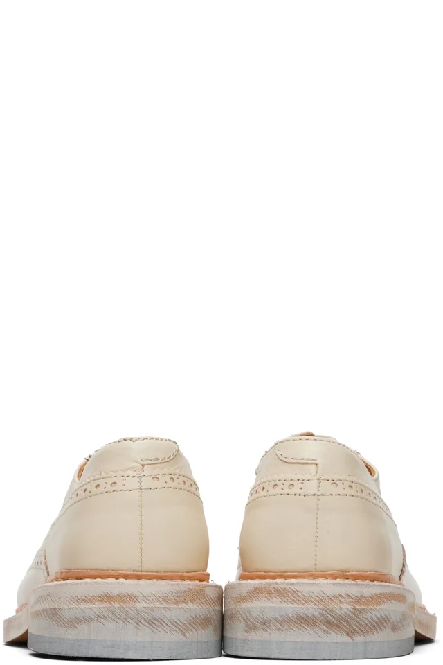 OUR LEGACY Off-White Brogue Parade Derbys, photo 2 of 5 from SSENSE