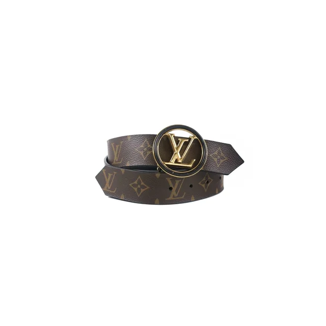 Louis Vuitton Monogram Belt - Size 80 in Black Canvas from The Purse Affair