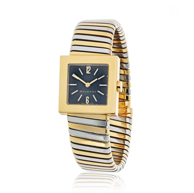 Bvlgari Quadrato 18K Two-Tone 22mm Square Dial Watch from Luxury Promise