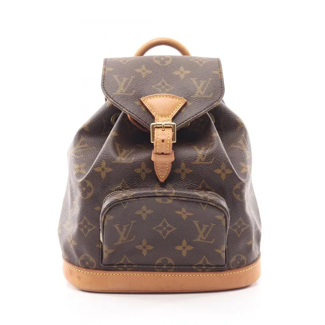 Louis Vuitton Backpack Mini Montsouris Leather in Leather from The Reluxe