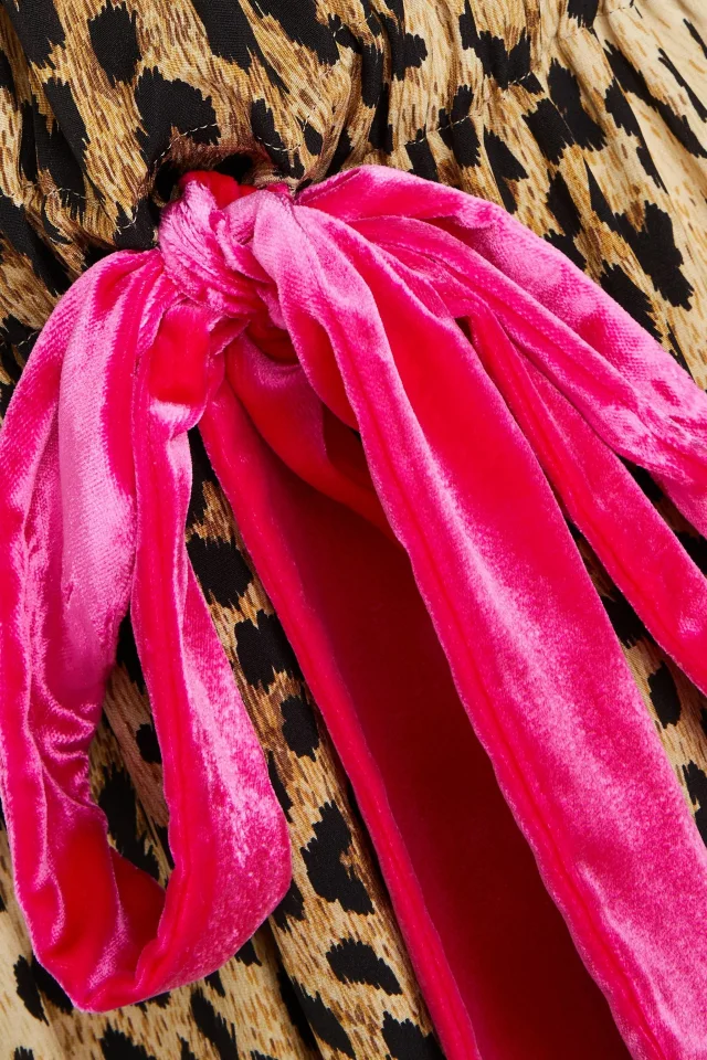 Valentino Garavani Leopard-Print Silk Crepe De Chine Mini Dress, photo 4 of 4 from THE OUTNET