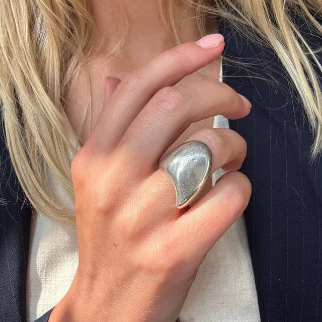 Georg Jensen Vintage Ring Size 7 in silver|gray from Poshmark