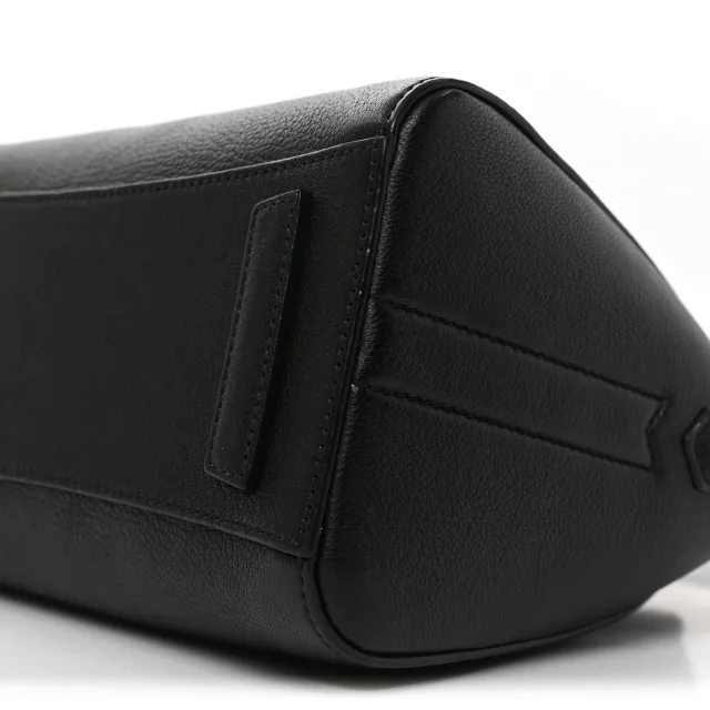 Givenchy Sugar Goatskin Mini Antigona Black in Black Goatskin from FASHIONPHILE, photo 10 of 10