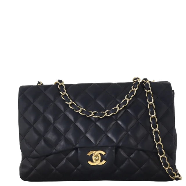 Chanel Classic Single Flap Jumbo Lambskin in Lambskin from Luxe.It.Fwd