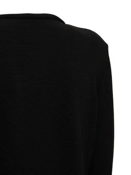 Mach & Mach Short jacket with hook-and-eye closure in 91% Viscose, 7% Polyamide, 2% Elastane, photo 8 of 8 from LUISAVIAROMA