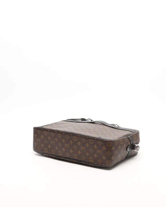 Louis Vuitton Monogram Macassar Porte Documents Voyage GM Business Bag from A Retro Tale, photo 4 of 11