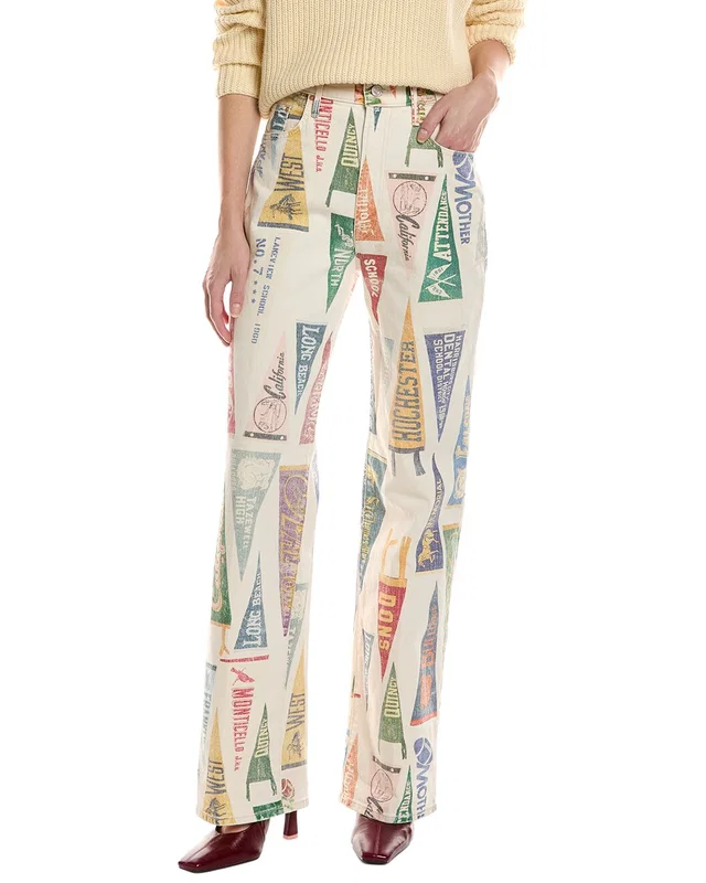 MOTHER The Maven Sneak Pep Rally Wide Leg Jean, image 1 of 1 from Rue La La