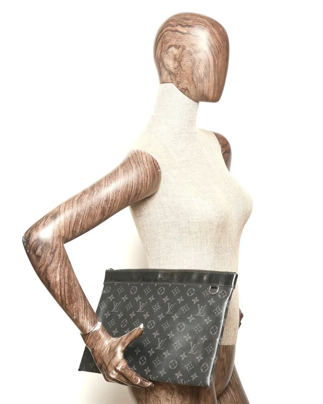 Louis Vuitton Monogram Eclipse Apollo Clutch Bag in Canvas from A Retro Tale, photo 9 of 9