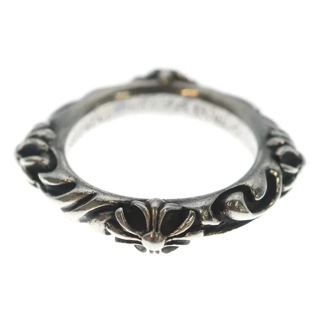 Chrome Hearts Sbt Band Ring Silver in Silver from The Reluxe