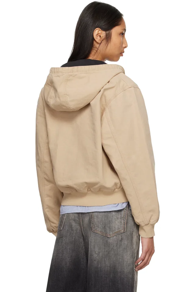 Carhartt Work In Progress Beige OG Active Jacket, photo 3 of 4 from SSENSE