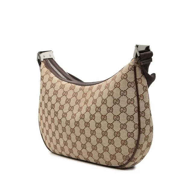 Beige Gucci GG Canvas Crossbody in Beige Canvas from Designer Revival, photo 2 of 2