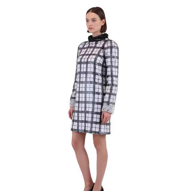 Chanel 2017 glittered tulle tunic w/ tags in Tweed from Designer Revival