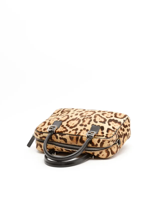 Fendi Ponyhair Leopard Bag in Leather from A Retro Tale, photo 5 of 9