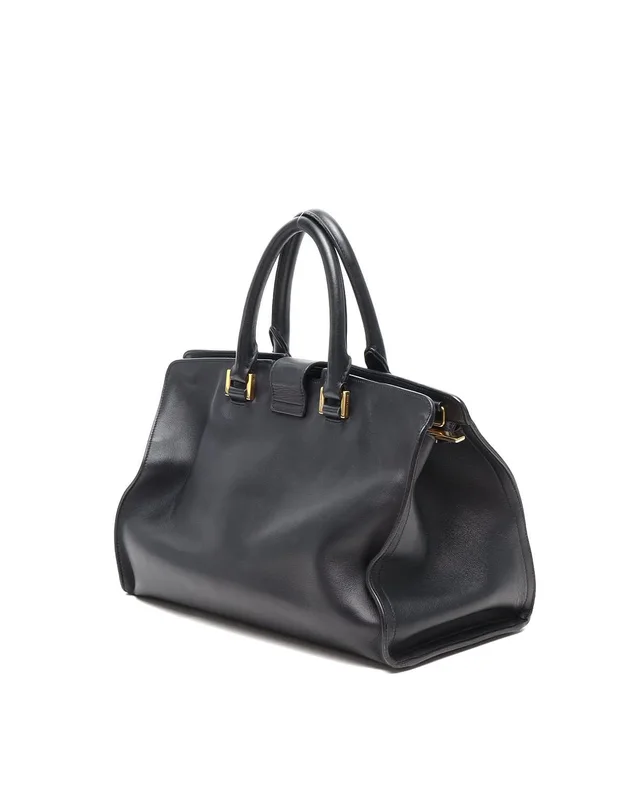 Saint Laurent Small Cabas Chyc Bag in Leather from A Retro Tale, photo 3 of 9