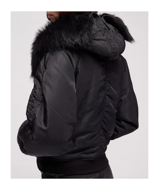 Gucci Padded Bomber Jacket with Shearling, photo 4 of 4 from SENSER