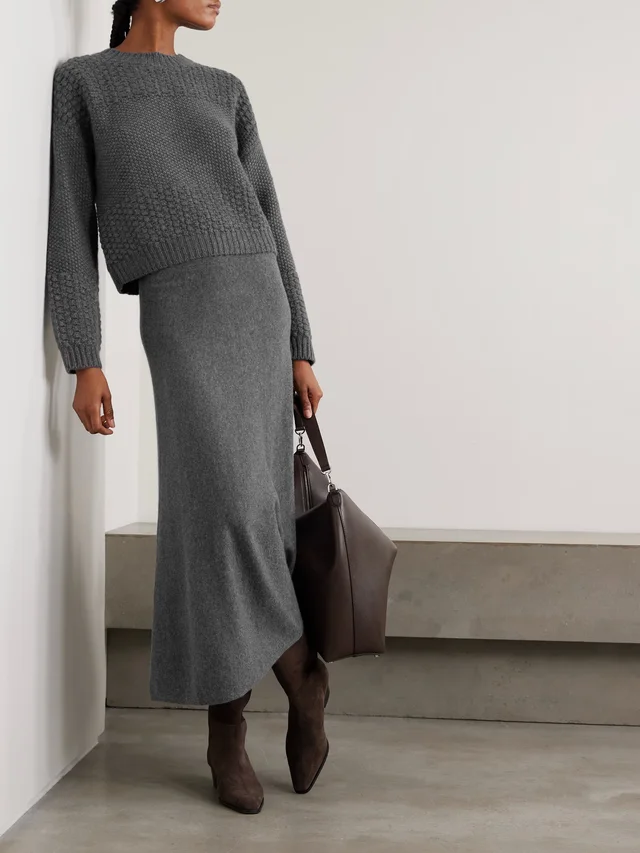 LISA YANG Signe cashmere sweater in Grey, photo 2 of 2 from NET-A-PORTER (Canada)