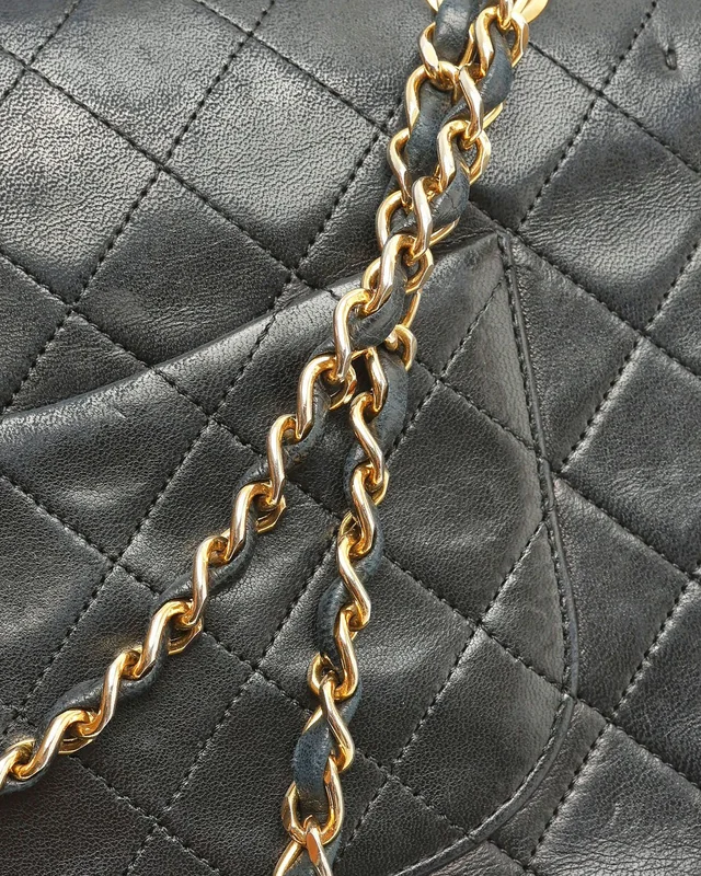 Chanel Classic Medium Double Flap Bag in Leather from A Retro Tale, photo 8 of 11