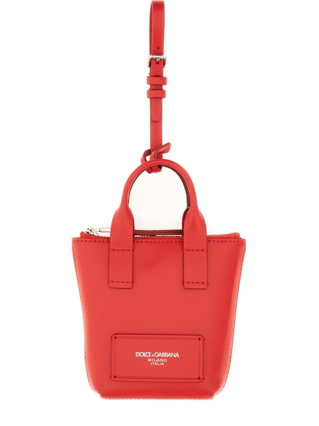 Dolce & Gabbana Red Leather Charm — Wallet in Red Leather from HEWI