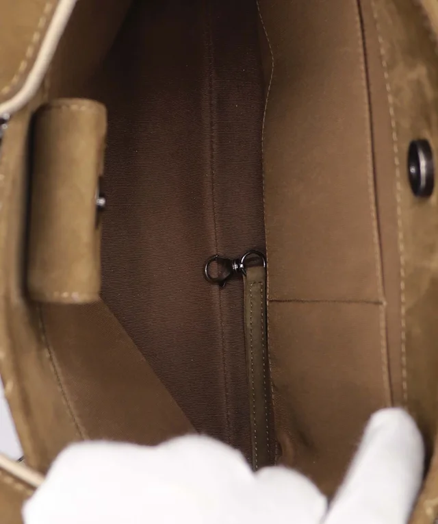 Chanel Shoulder Bag Paris-Salzburg Medium Suede Brown in Brown Suede from Luxury Promise, photo 18 of 19