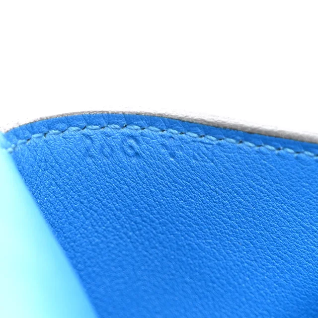 Hermès Swift Toolbox 20 Bleu Hydra in Blue Swift leather from FASHIONPHILE, photo 7 of 10
