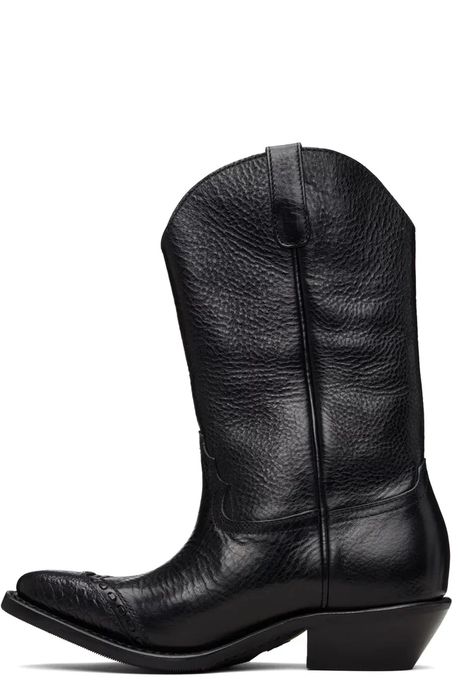 OUR LEGACY Black 'Consultant' Boots, photo 3 of 5 from SSENSE