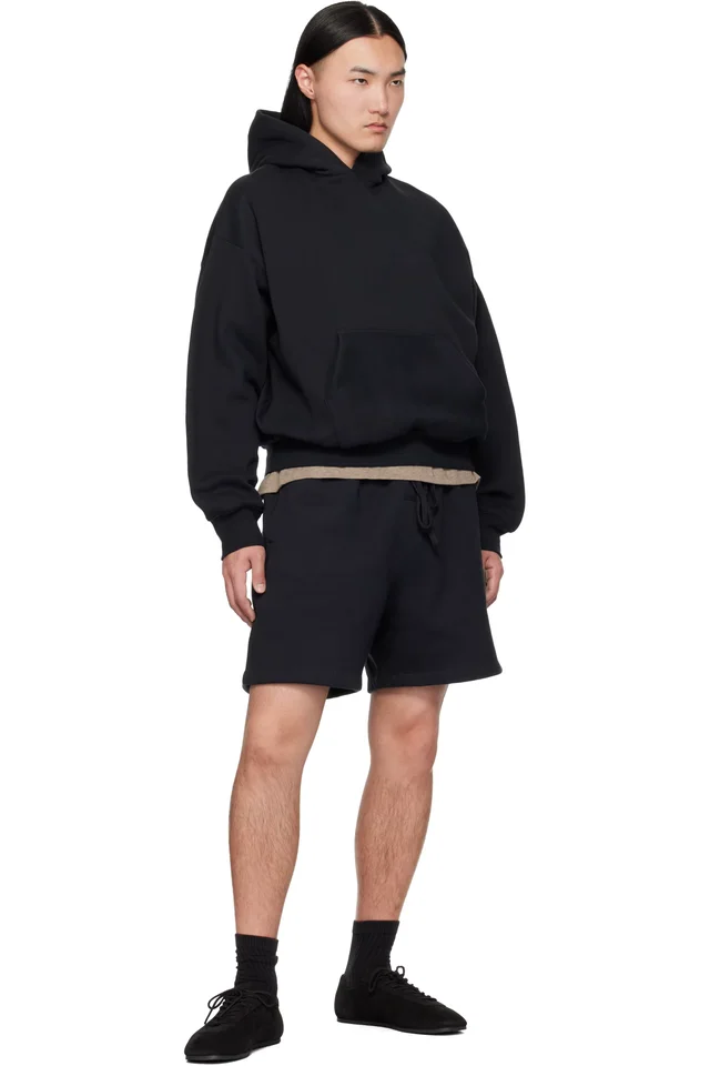 Fear of God ESSENTIALS Black Classic Hoodie, photo 4 of 4 from SSENSE