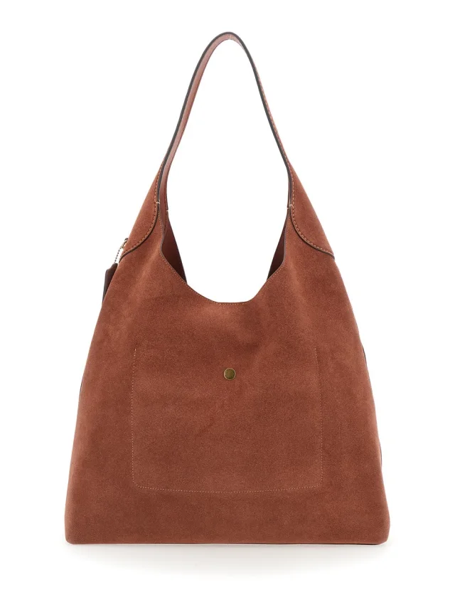 COACH Shoulder Bag 'Brooklyn' with Brown Leather Details for Women in Brown 100% Cow, photo 7 of 10 from Gaudenzi Boutique