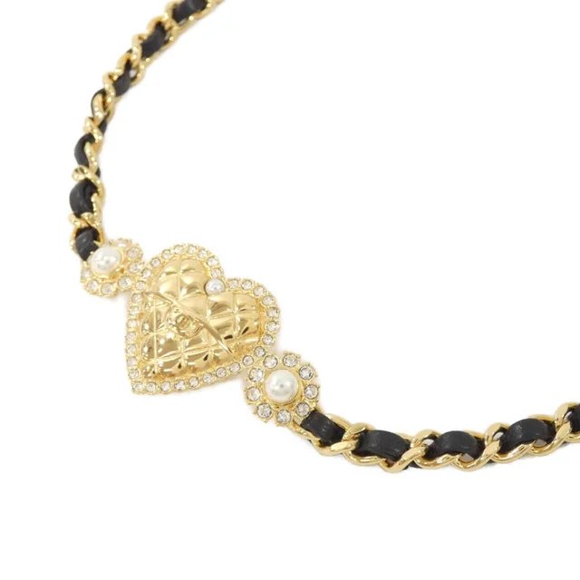 Chanel Choker Necklace Gold in Gold from The Reluxe