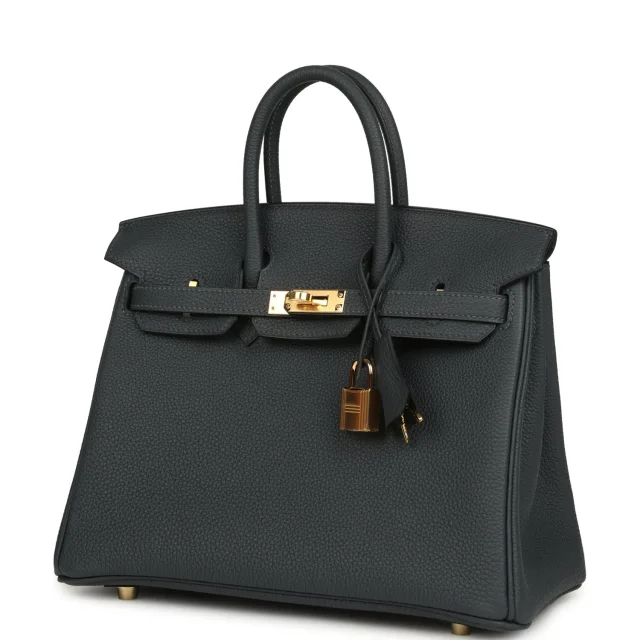 Hermès Birkin 25 Gris Misty Togo Gold Hardware in Grey Togo leather from Madison Avenue Couture, photo 5 of 9