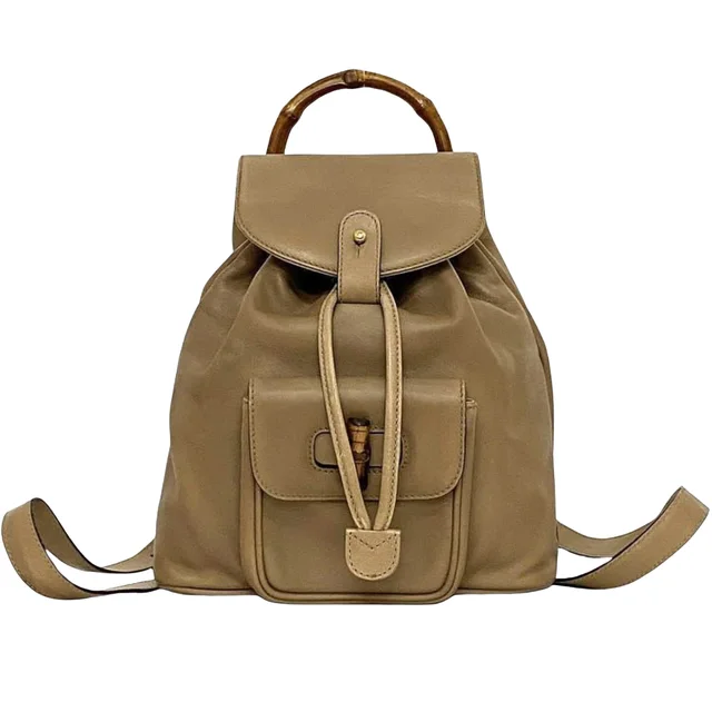 Gucci Bamboo backpacks in Leather from The Brand Collector