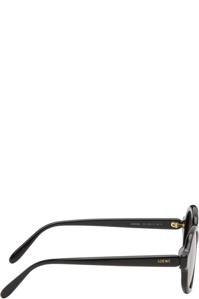 LOEWE Black Slim Sunglasses, photo 2 of 4 from SSENSE