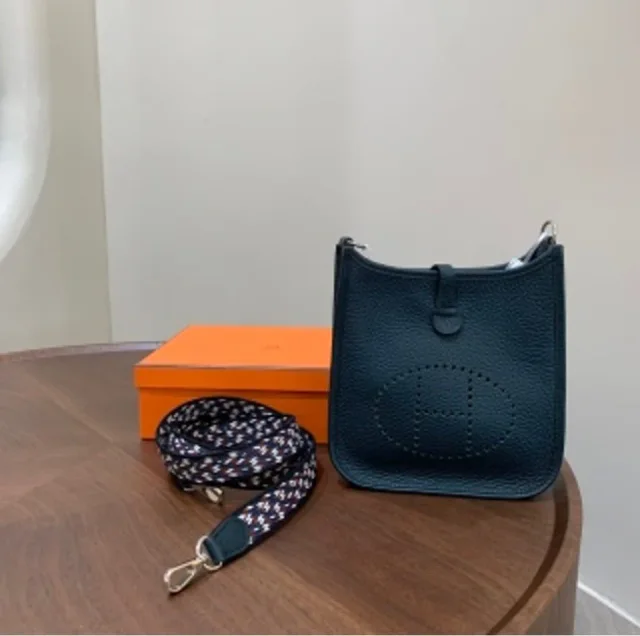 Hermès Mini evelyne Pine Green B-cut Charm in Green from Luxury Promise