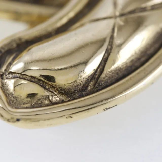 Chanel Coco Mark Brooch Gold Plated in Gold Gold-plated metal from LuxUness, photo 7 of 8