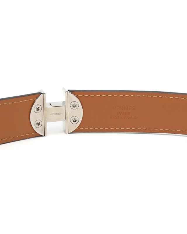 Hermès 18 Epsom Belt, Size 100 in Epsom leather from A Retro Tale, photo 5 of 9
