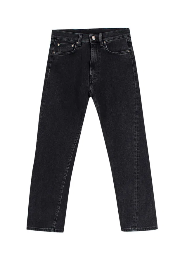 TOTEME Washed Black Twisted Seam Jeans in Black from HEWI