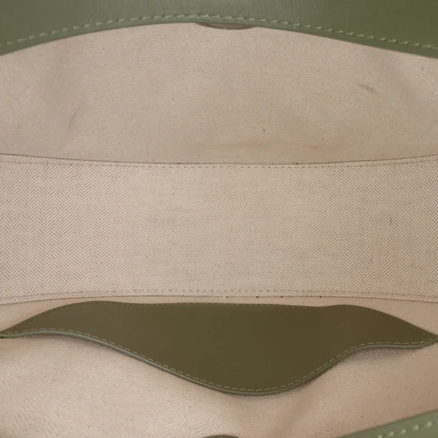 Green LOEWE Anagram Canvas Luna Hobo in Green Canvas from Designer Revival, photo 2 of 2