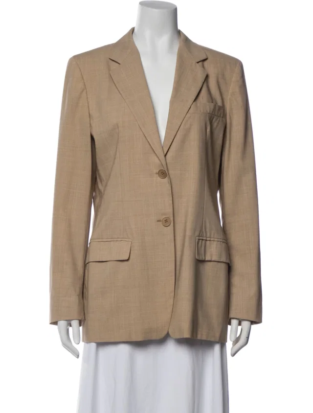 Max Mara Virgin Wool Blazer in Wool from The RealReal