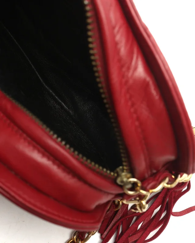 Chanel Small CC Tassel Camera Bag in Leather from A Retro Tale, photo 11 of 13