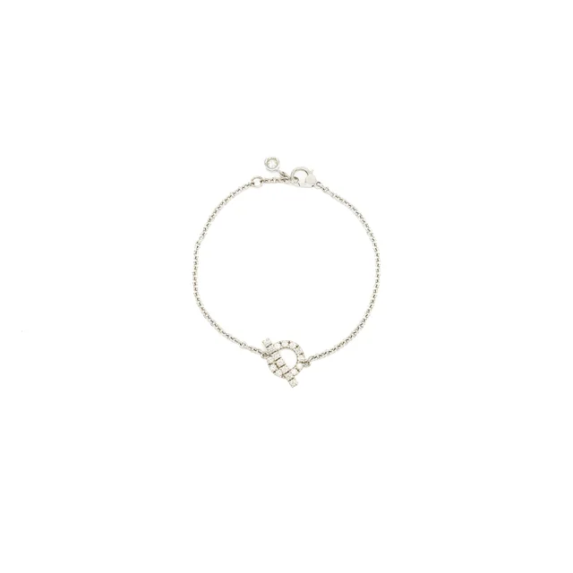 Hermès size SH finesse bracelet white gold, diamonds in White from EMIER