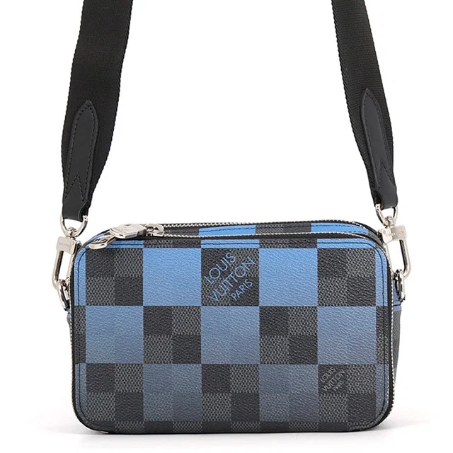 Louis Vuitton Alpha Wearable Wallet Noir/BlueN60414 Damier Graphite Giant in Black from GALLERY RARE