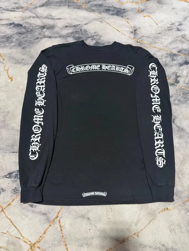 Chrome Hearts Scroll L/S Long Sleeve Black - L in black from Grailed