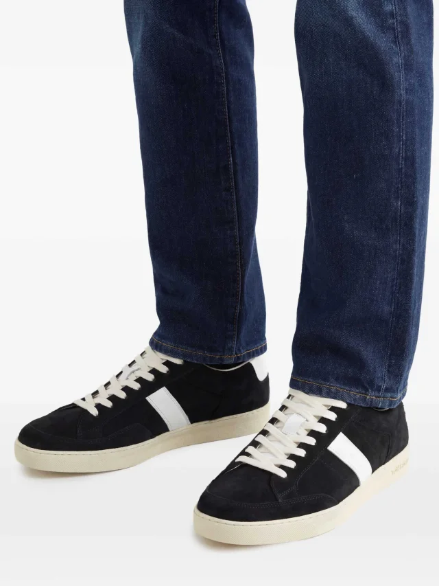 TOM FORD stripe-detail sneakers, photo 2 of 2 from FARFETCH